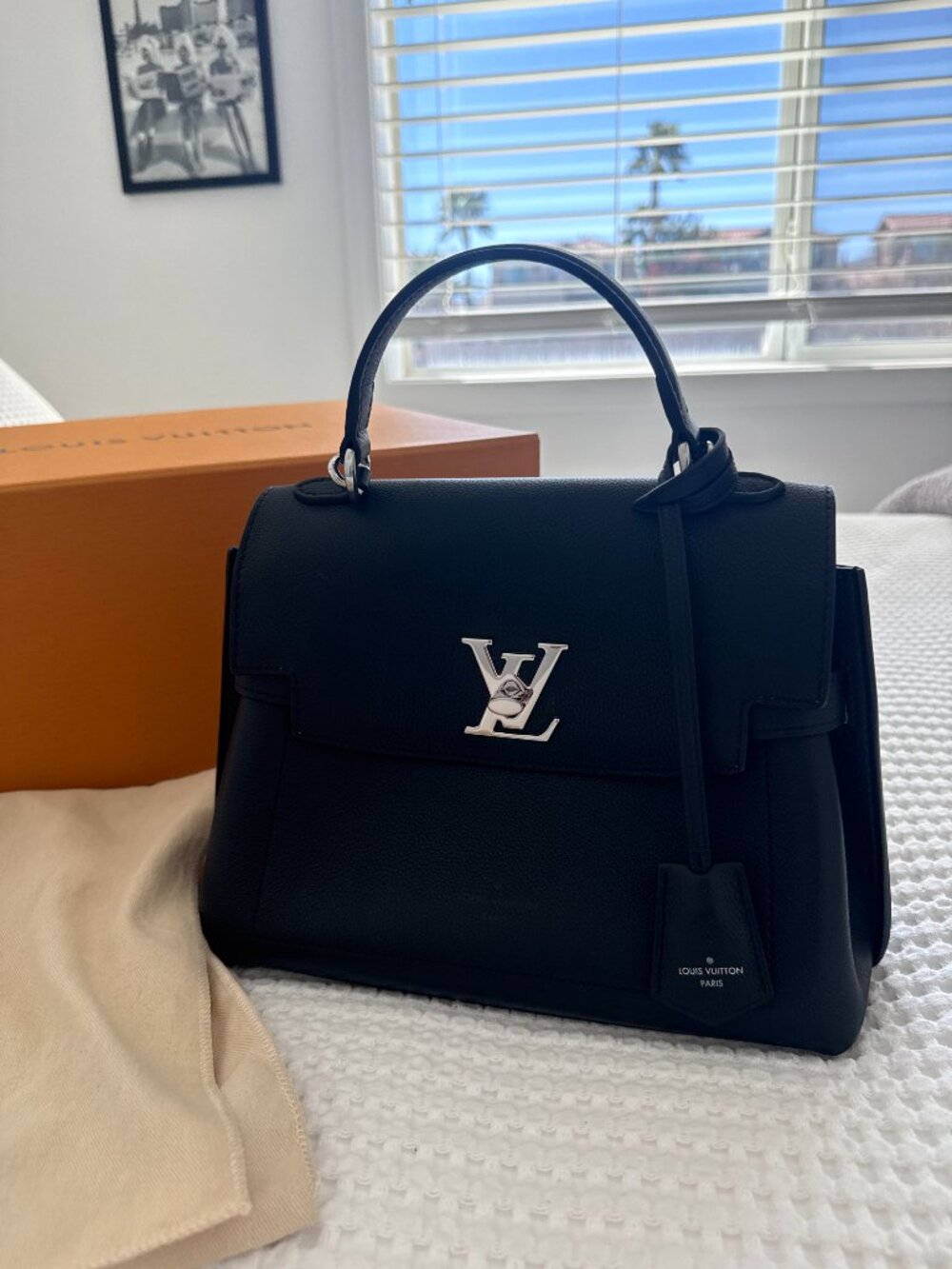 Louis Vuitton LockMe Ever MM — Black (Discontinued)